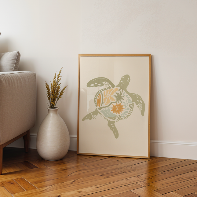 TURTLE BOHO POSTER