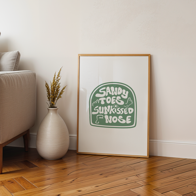 SANDY TOES POSTER