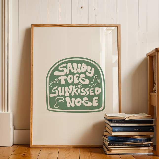 SANDY TOES POSTER