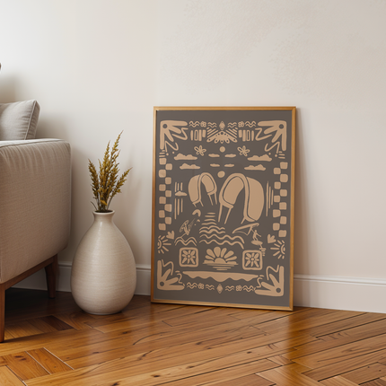BOHO BEACH POSTER