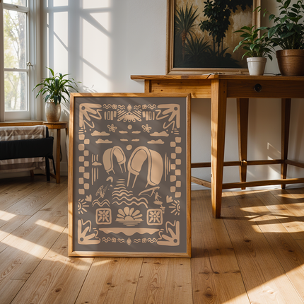 BOHO BEACH POSTER
