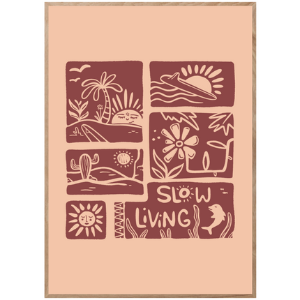 SLOW LIVING POSTER
