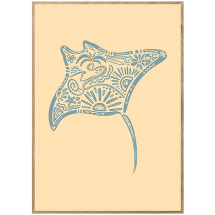 MANTA RAY POSTER