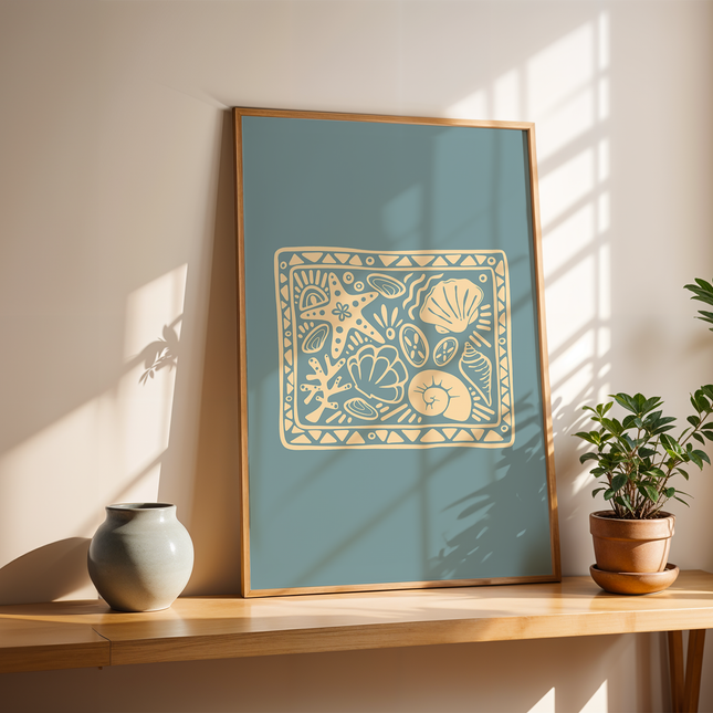 SEASHELL PARTY POSTER