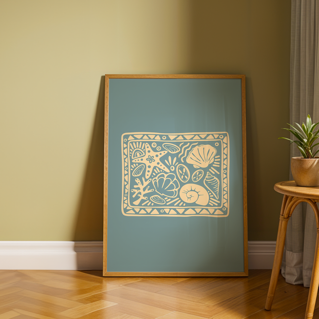 SEASHELL PARTY POSTER