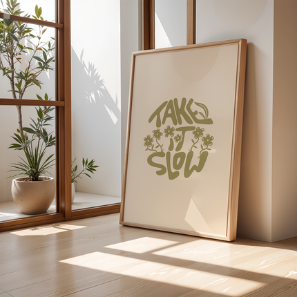 TAKE IT SLOW POSTER