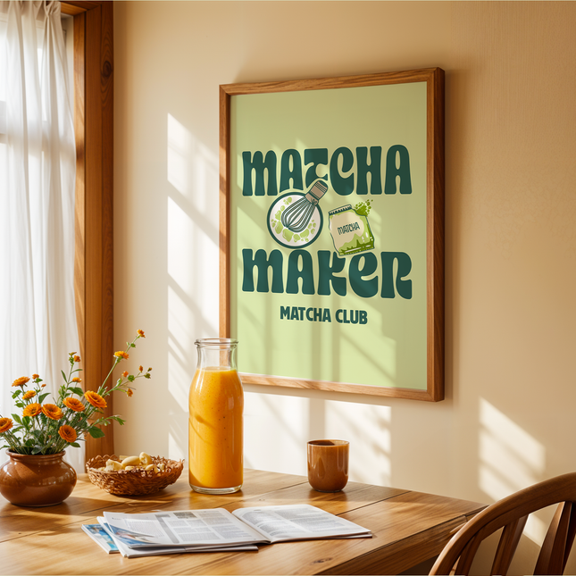 MATCHA MAKER POSTER