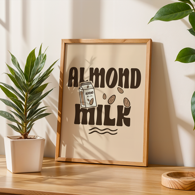 ALMOND MILK POSTER