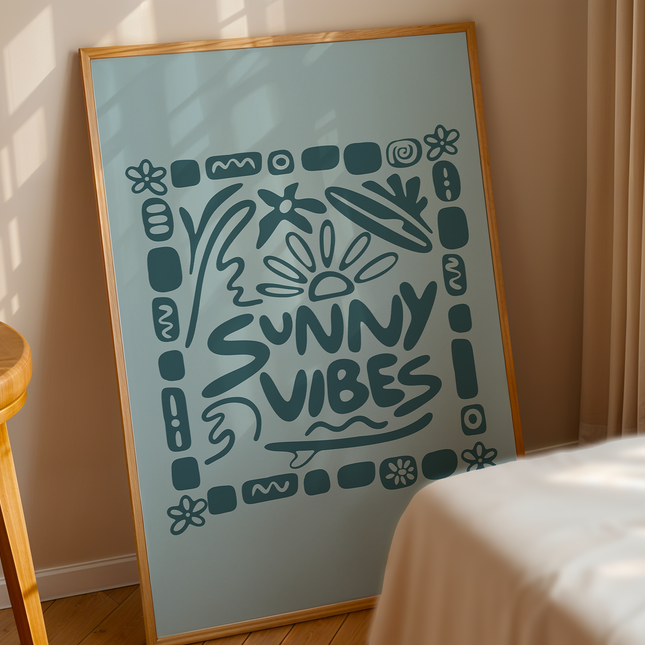 SUNNY VIBES POSTER