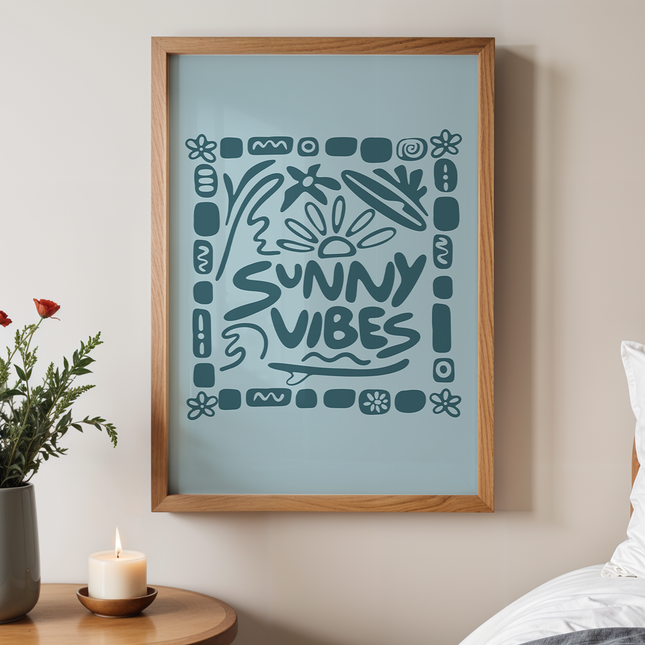 SUNNY VIBES POSTER