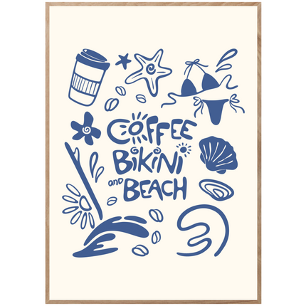 COFFEE BIKINI POSTER