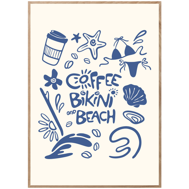 COFFEE BIKINI POSTER