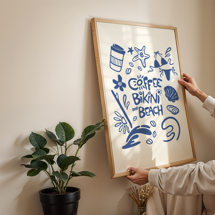 COFFEE BIKINI POSTER