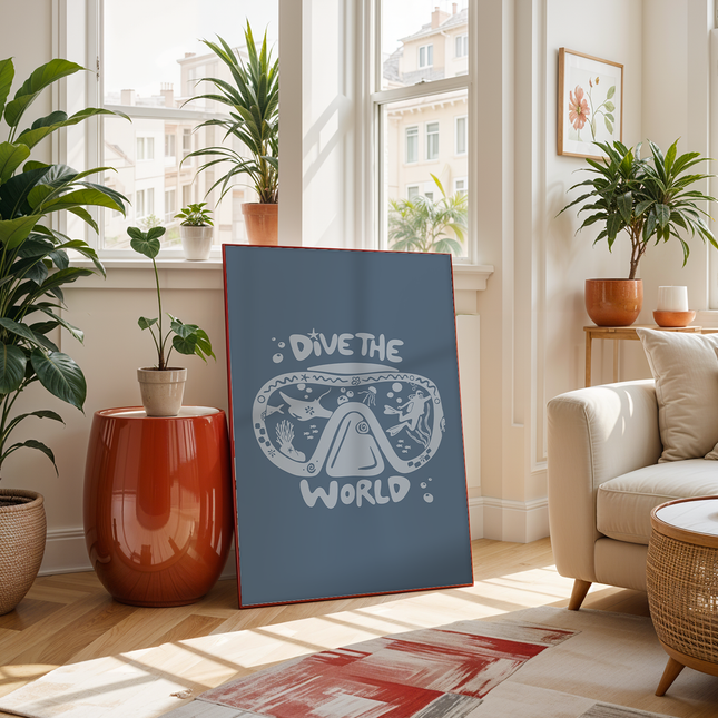 DIVE THE WORLD POSTER