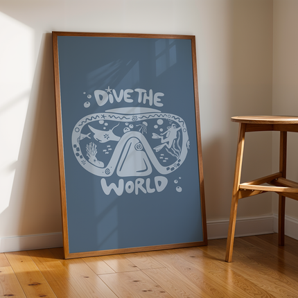 DIVE THE WORLD POSTER