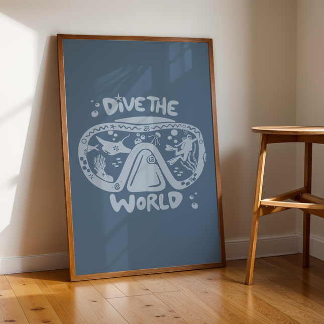 DIVE THE WORLD POSTER