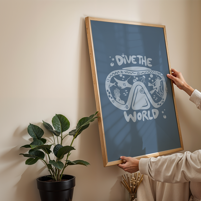 DIVE THE WORLD POSTER