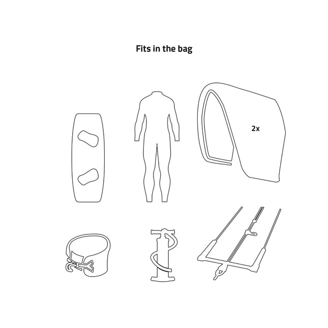 PL Kite Bag Session Grey White
