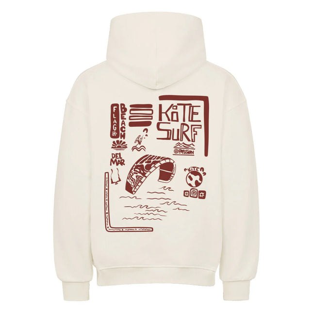 FLAG BEACH HOODIE OVERSIZED