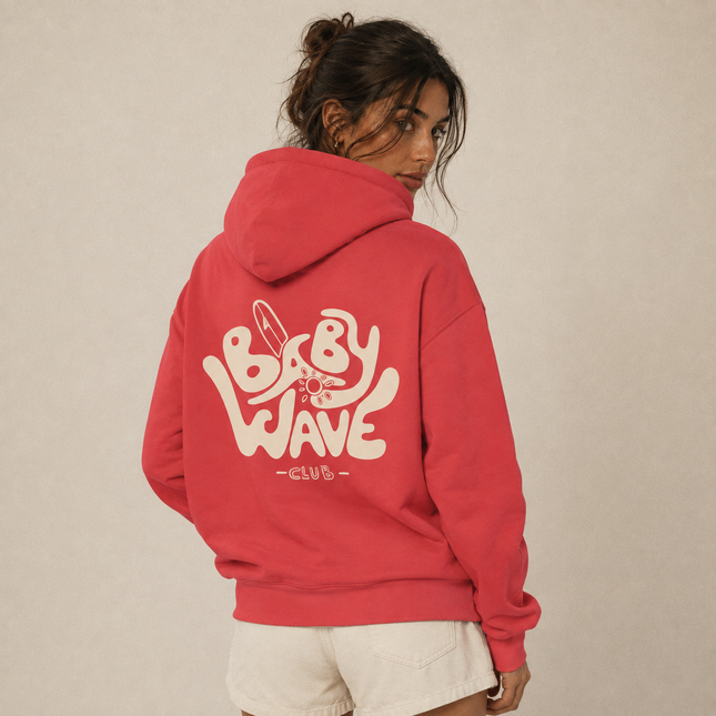 Felpa con cappuccio Baby Wave Club Oversize