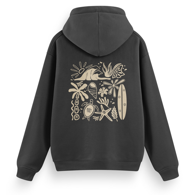 Felpa con cappuccio "Beachy Vibes" basic