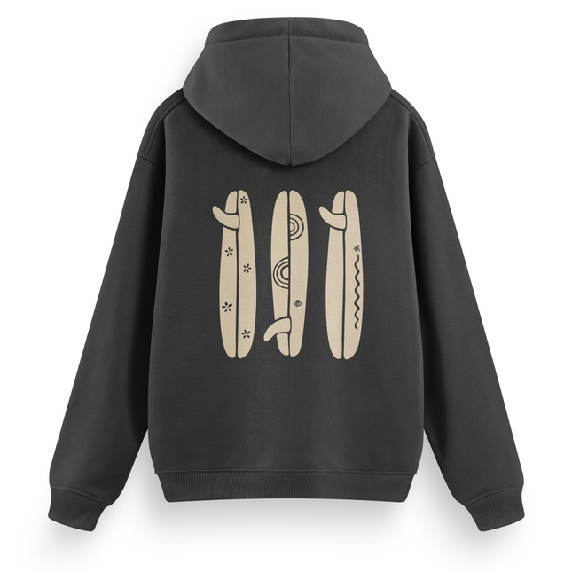 Felpa con cappuccio "Boho Surfboard" Basic
