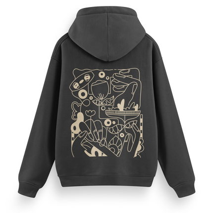 Kite Line Art Hoodie Basic