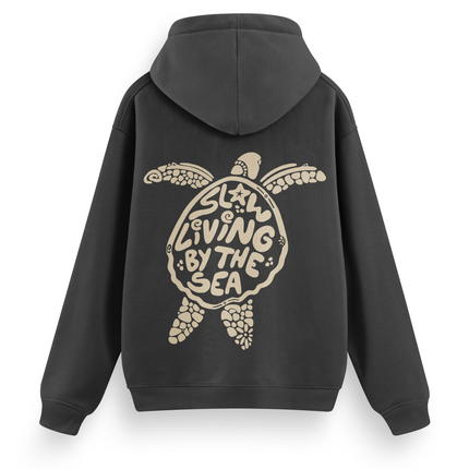 Slow Living By The Sea Hoodie Basic