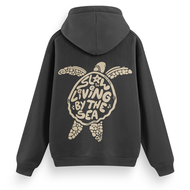 Slow Living By The Sea Hoodie Basic