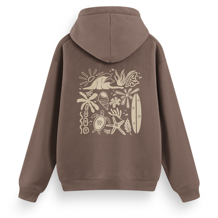 Felpa con cappuccio "Beachy Vibes" basic