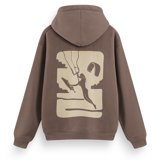 Felpa basic con cappuccio Board Off