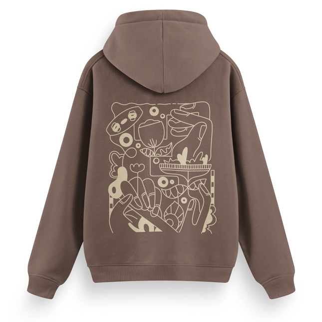 Kite Line Art Hoodie Basic