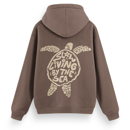 Slow Living By The Sea Hoodie Basic