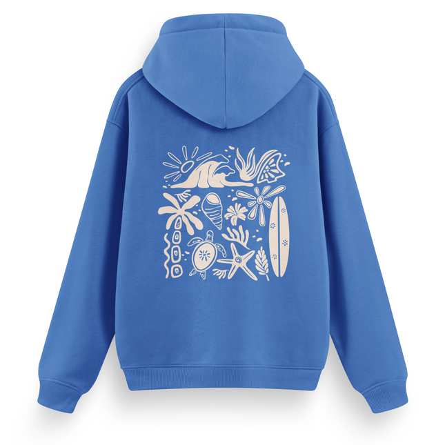 Felpa con cappuccio "Beachy Vibes" basic