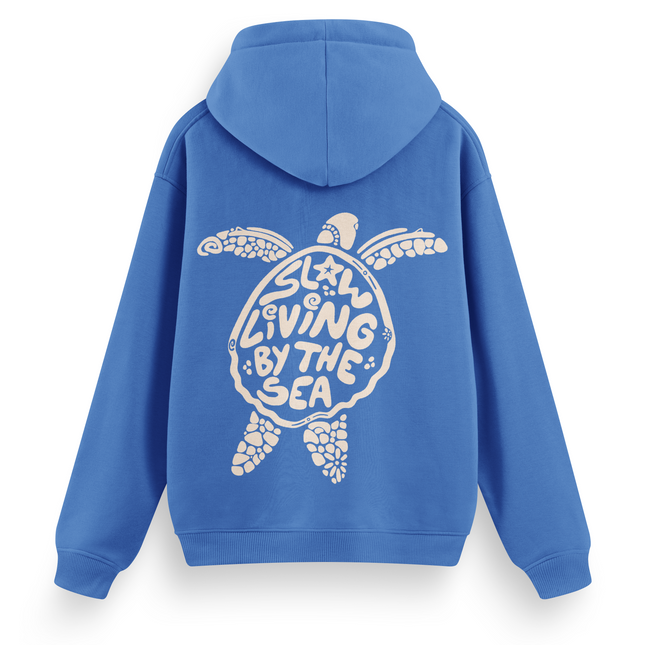 Slow Living By The Sea Hoodie Basic