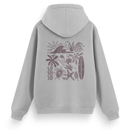 Felpa con cappuccio "Beachy Vibes" basic
