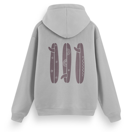 Felpa con cappuccio "Boho Surfboard" Basic