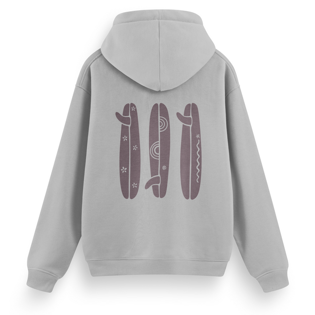 Felpa con cappuccio "Boho Surfboard" Basic