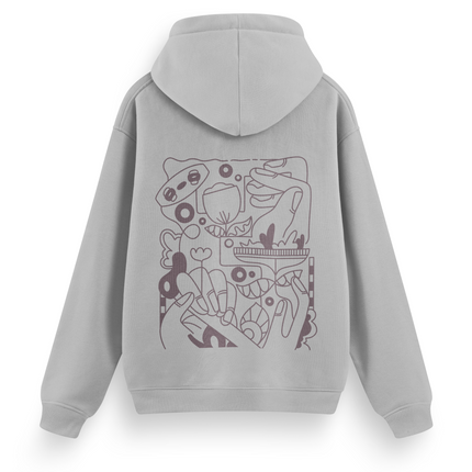 Kite Line Art Hoodie Basic