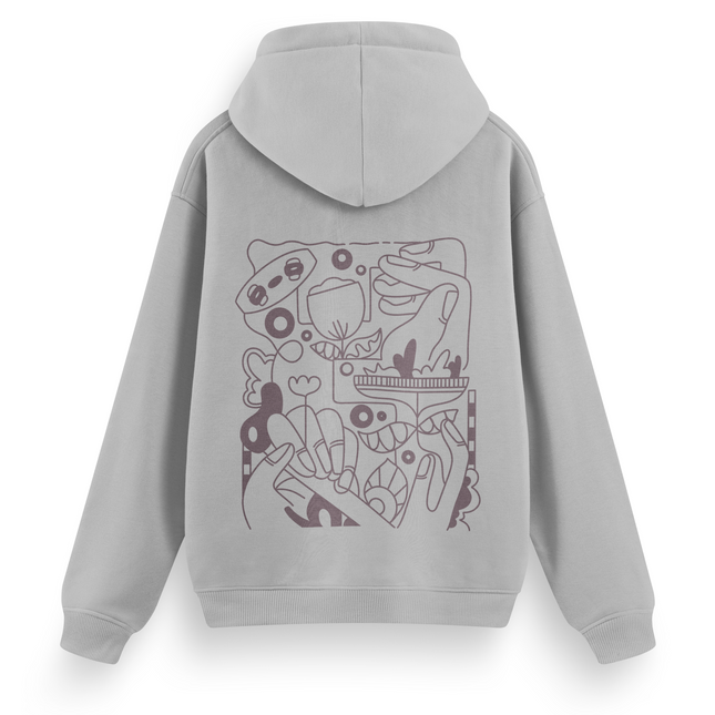 Kite Line Art Hoodie Basic