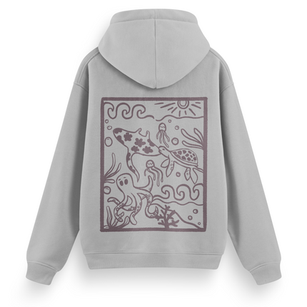 Ocean Creatures Hoodie Basic