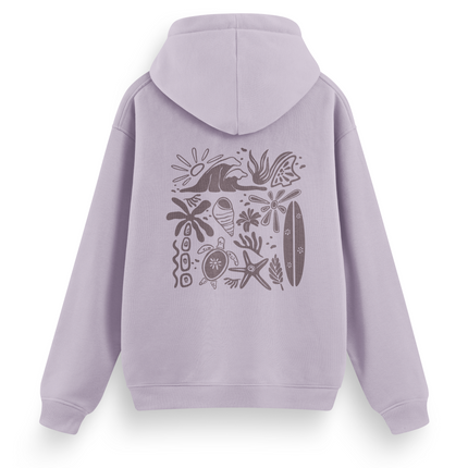 Felpa con cappuccio "Beachy Vibes" basic