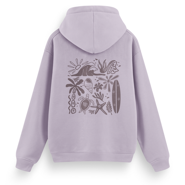 Felpa con cappuccio "Beachy Vibes" basic