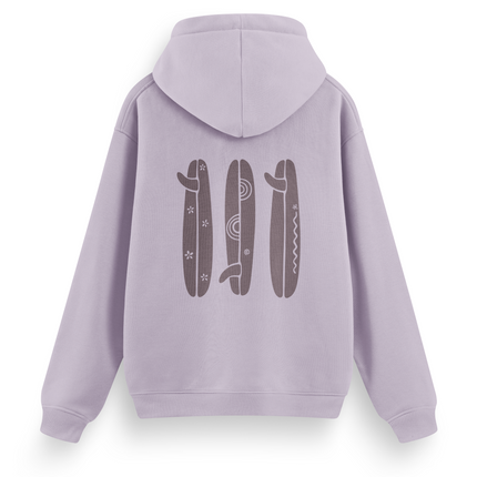 Felpa con cappuccio "Boho Surfboard" Basic
