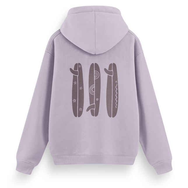 Felpa con cappuccio "Boho Surfboard" Basic