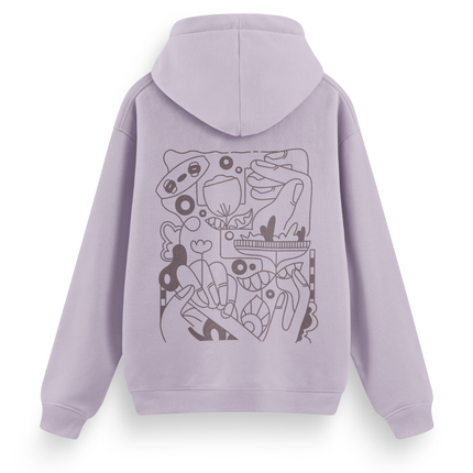 Kite Line Art Hoodie Basic