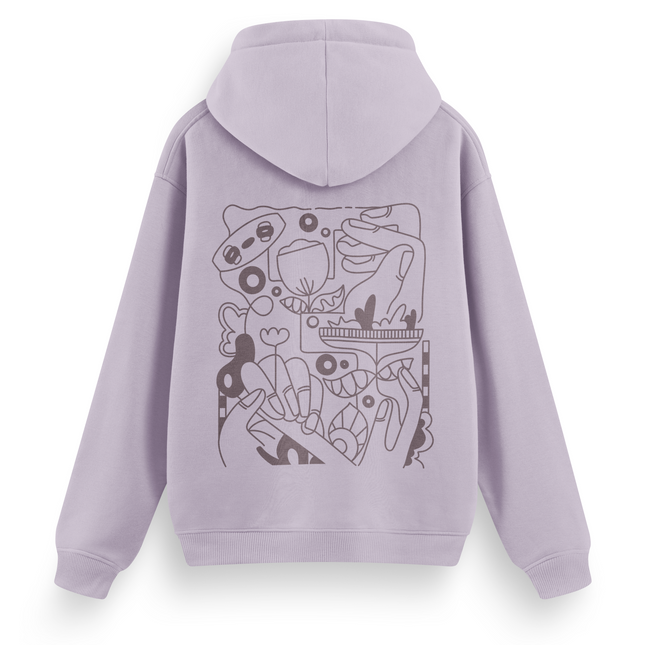 Kite Line Art Hoodie Basic