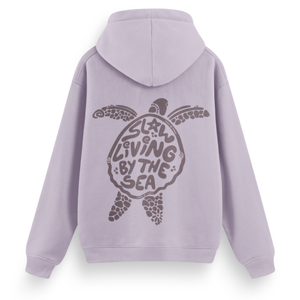 Slow Living By The Sea Hoodie Basic