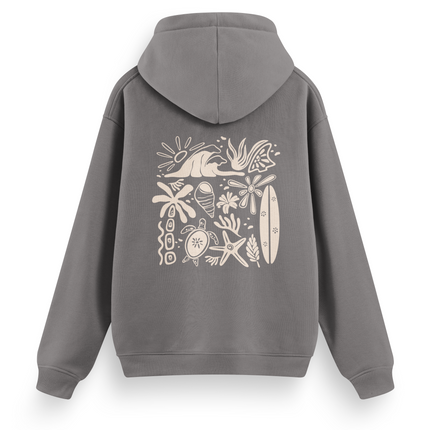 Felpa con cappuccio "Beachy Vibes" basic