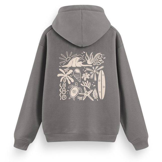 Felpa con cappuccio "Beachy Vibes" basic